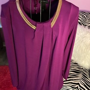Purple and Gold Top